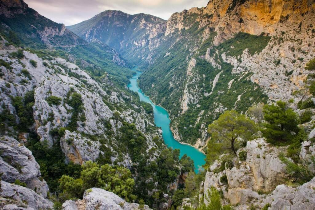 Gite Provencal Independant Avec Piscine Chauffee : Le Suy Bien Flayosc Екстериор снимка